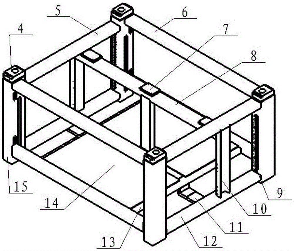 Screen frame lifting device for printing machine