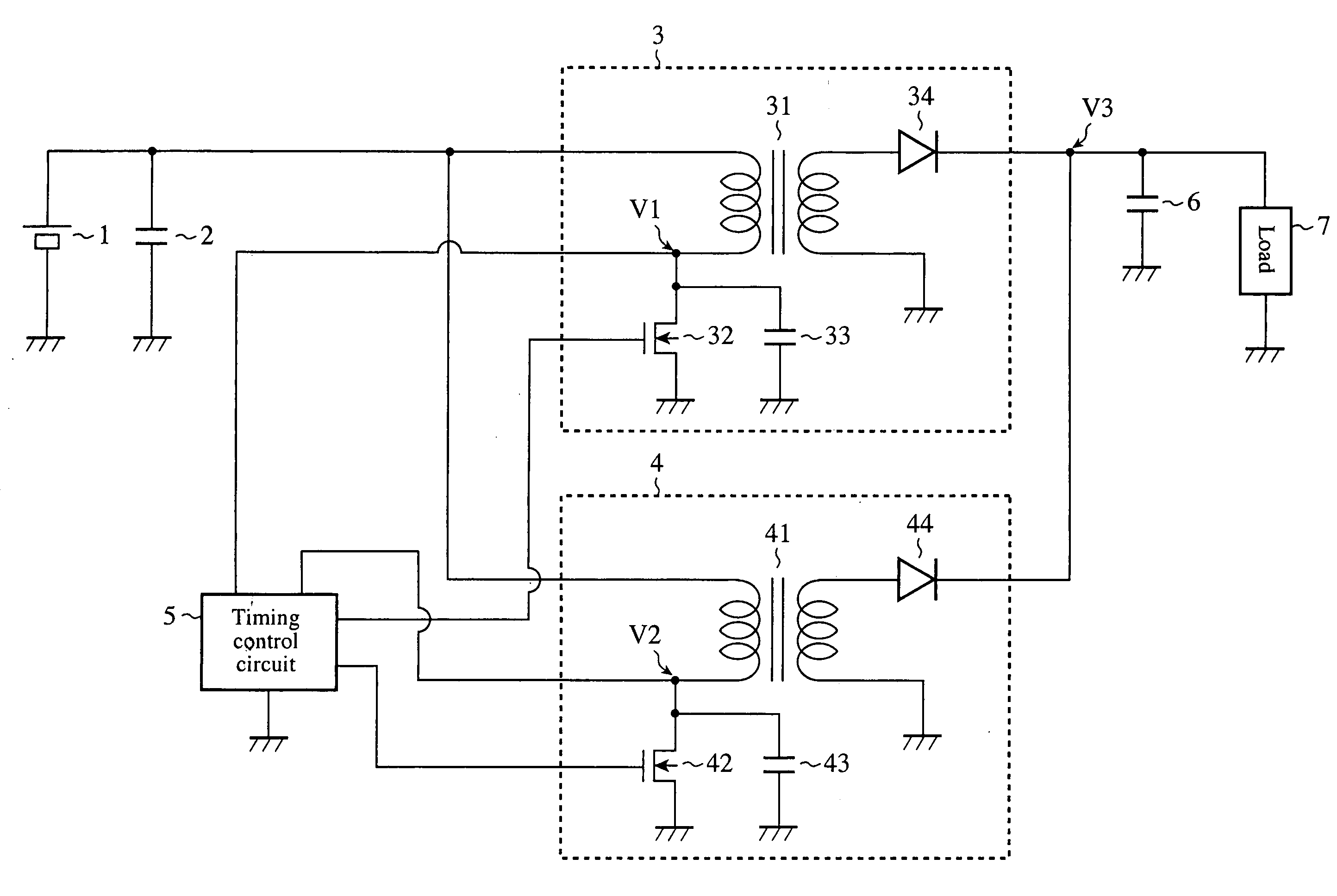 Dc/dc Converter Device and Discharge Lamp Lighting Device