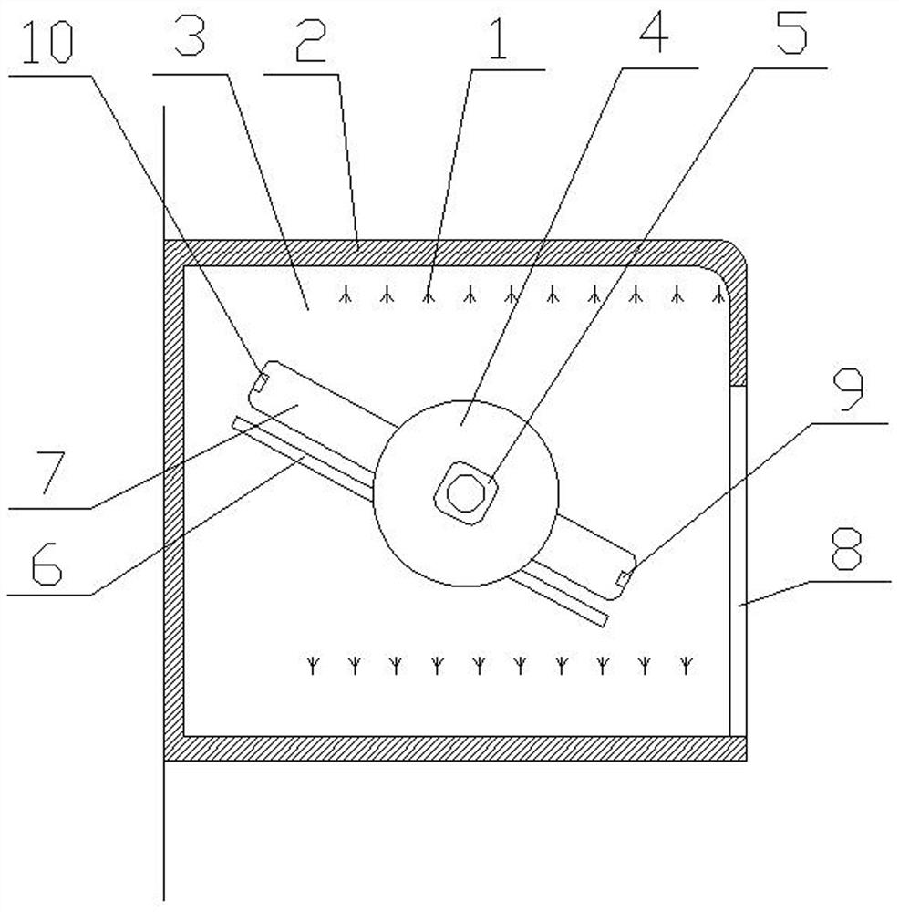 A medical surgical hand sterilizer that is convenient for eliminating dead ends in disinfection