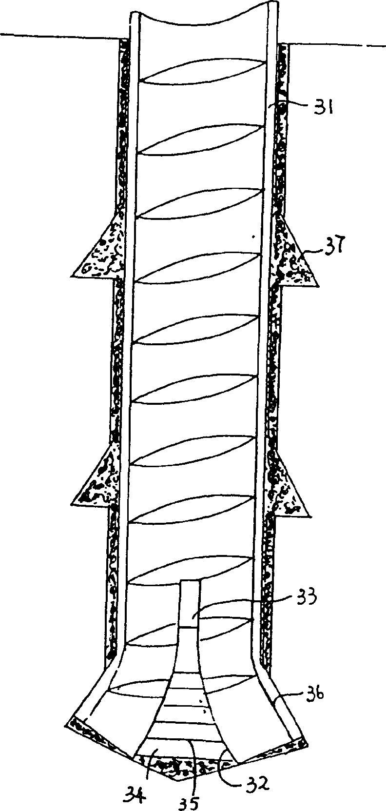 After-planting expansion piece