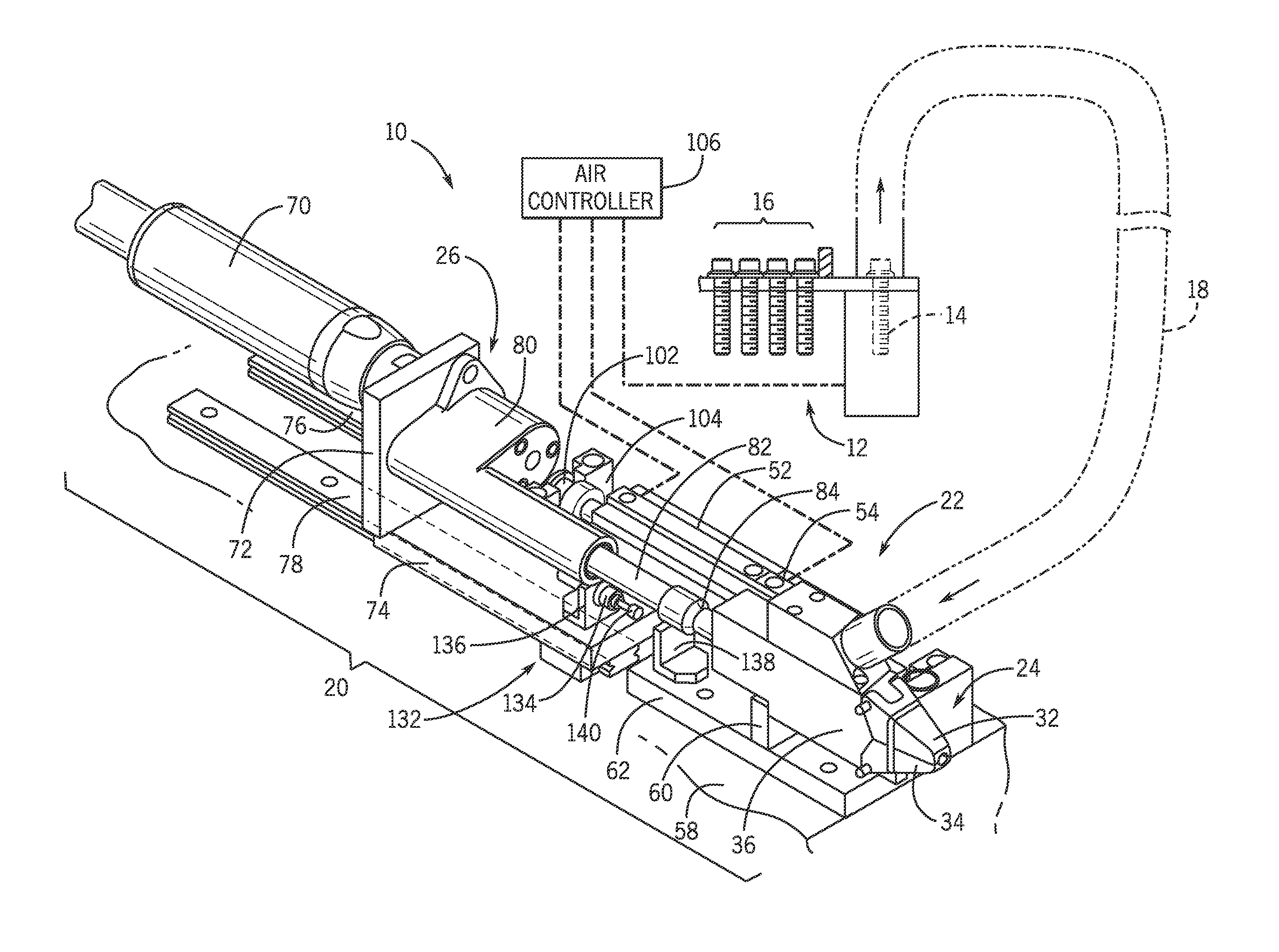 Automatic fastener driving system, apparatus and method