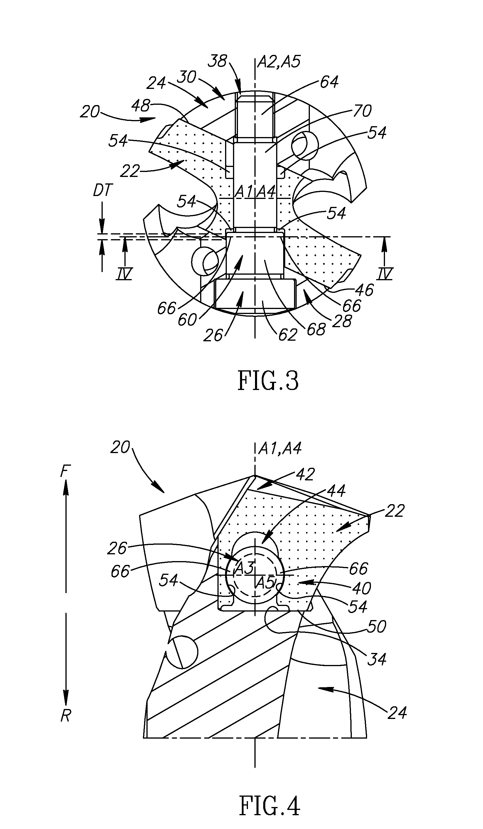 Cutting Tool Having Clamping Bolt Provided with Locking Portion and Cutting Insert Therefor