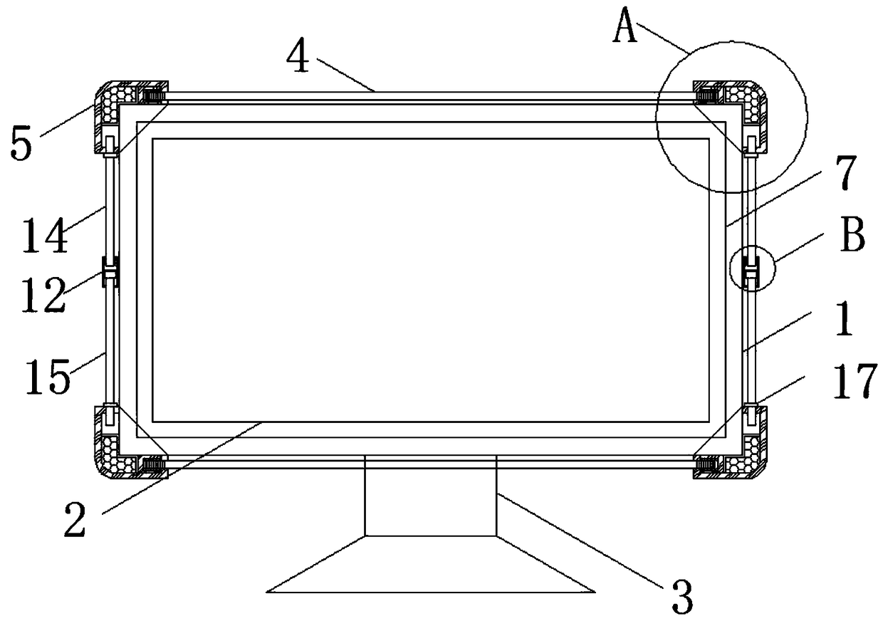 A display protection device for information technology consultation service