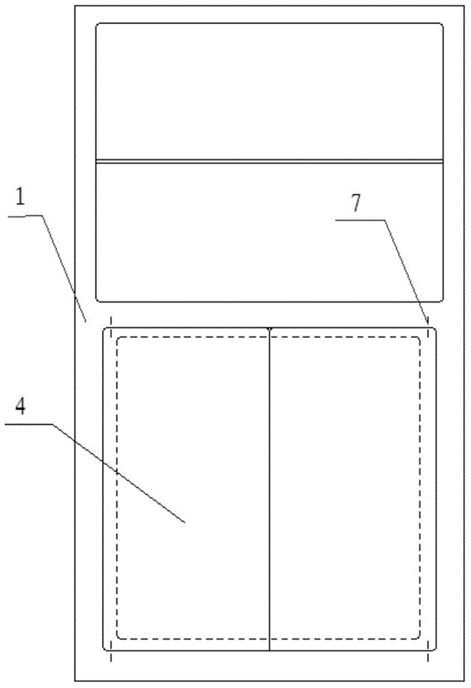 Refrigerator freezing chamber structure and refrigerator with structure