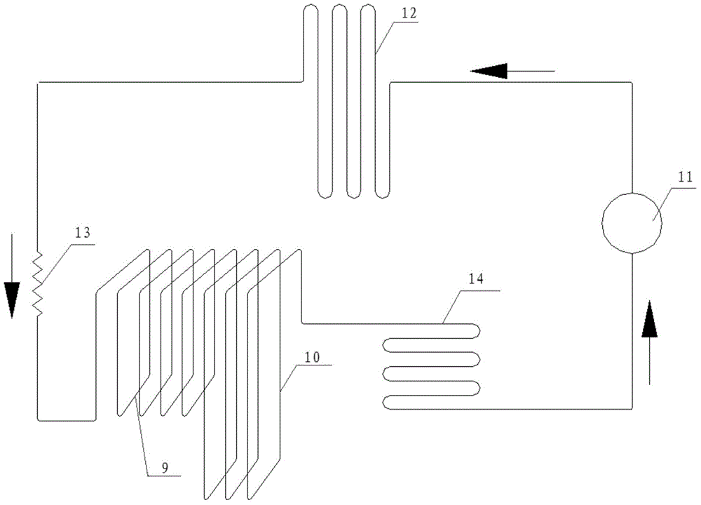 Refrigerator freezing chamber structure and refrigerator with structure