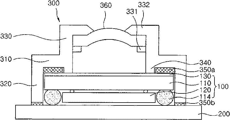 Image sensor camera module and method of manufacturing the same