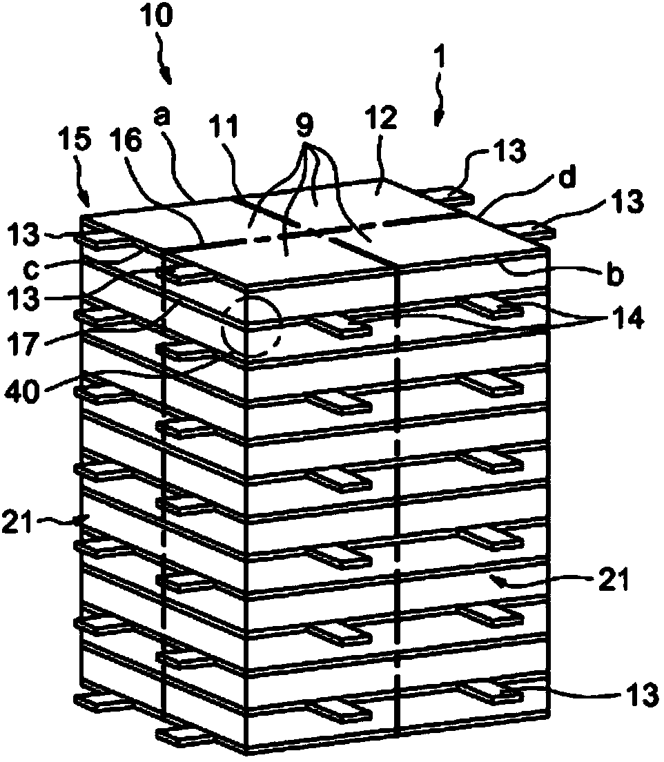 Method of assembling an ultrasonic transducer and the transducer obtained thereby