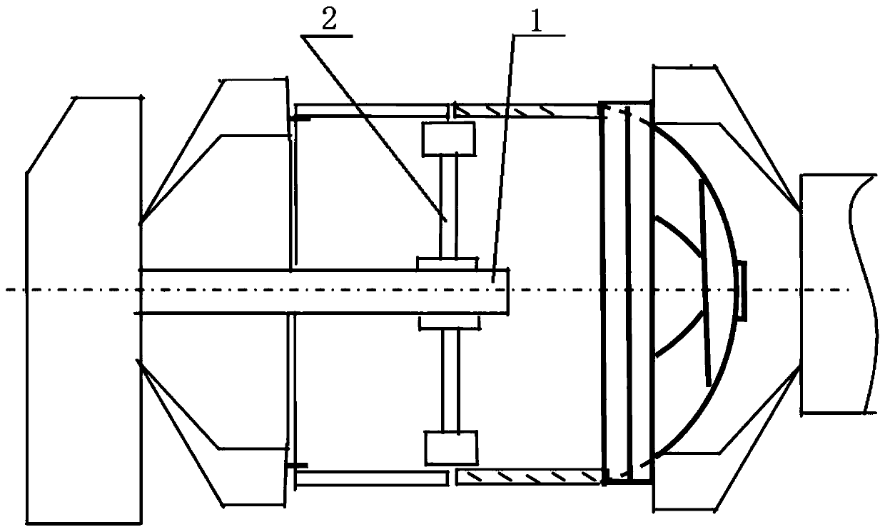 The internal support method of the automatic welding internal support device for the circular seam of the tank barrel section