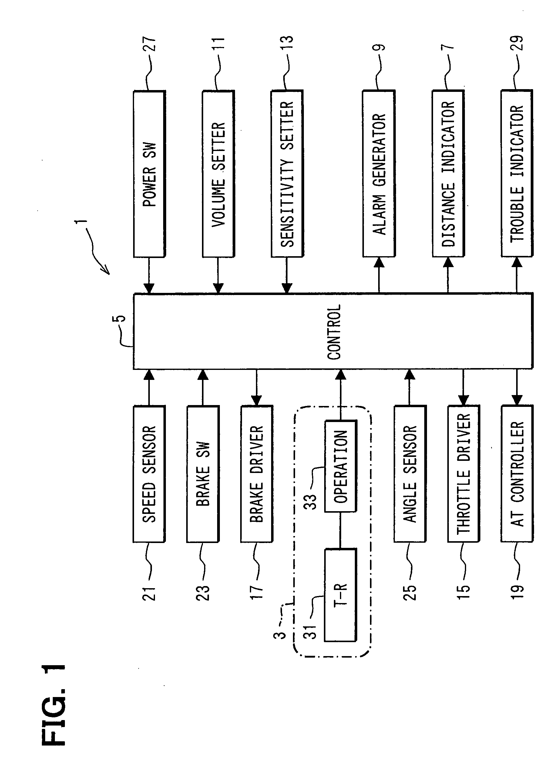 Method for detecting an obstacle around a vehicle