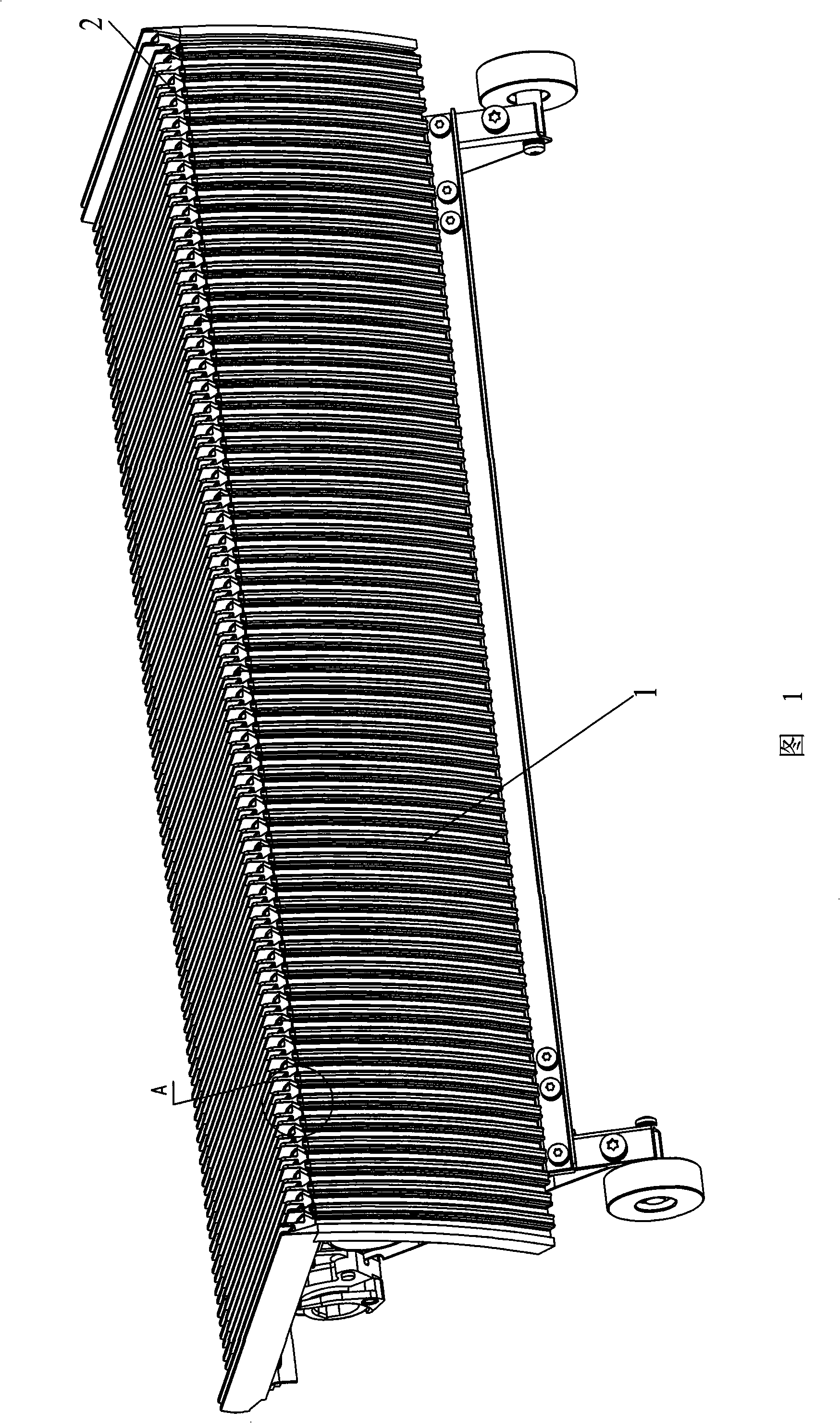 Rear periphery and kickplate matching structure of automatic escalator step