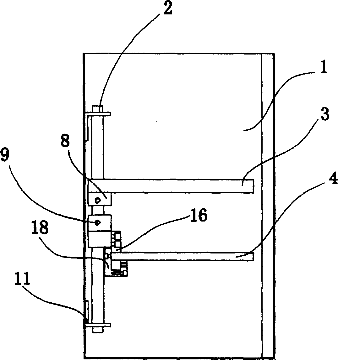 Device for capturing palm print image based on photo optics