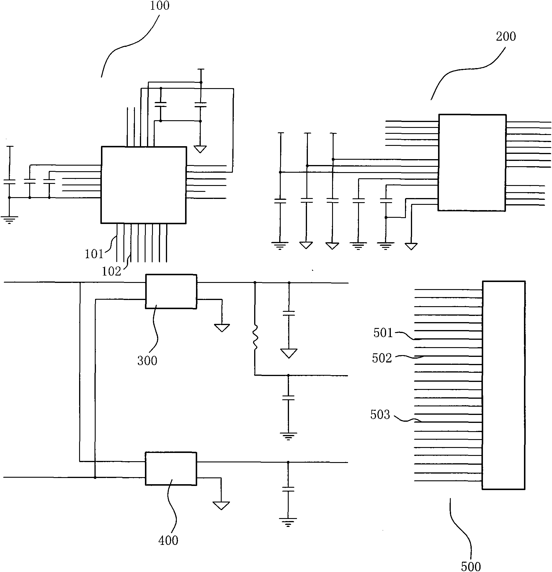 Dual-camera structure based on same DVP (Digital Version Port) data bus