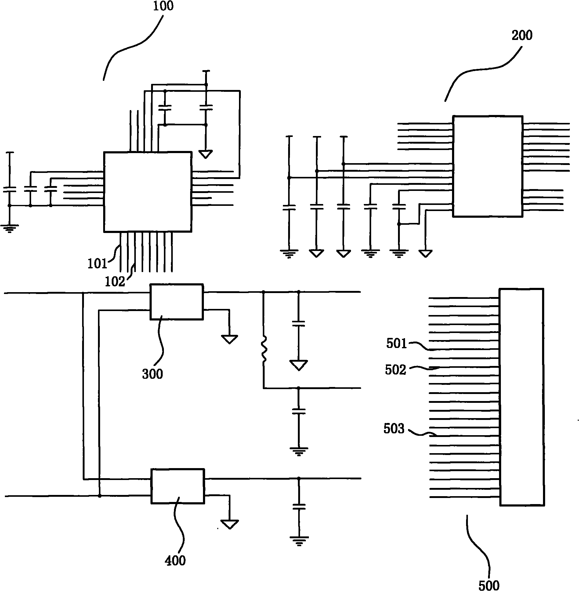 Dual-camera structure based on same DVP (Digital Version Port) data bus