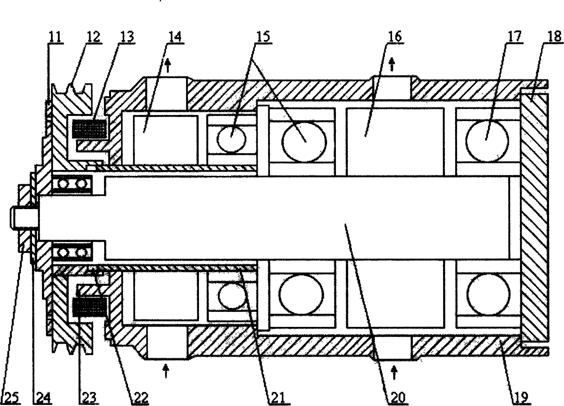 Electrically controlled suspension frame for automobile