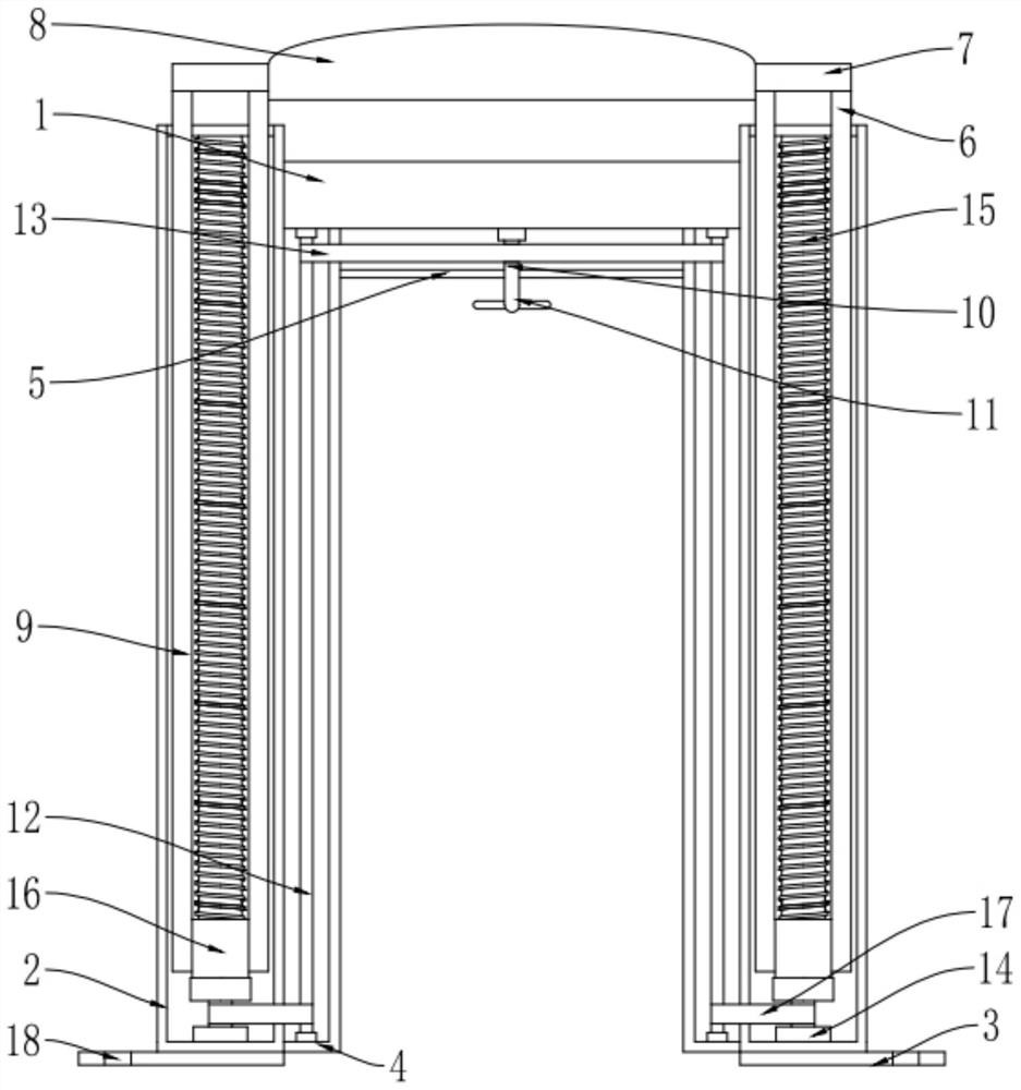 Lockable luggage pull rod