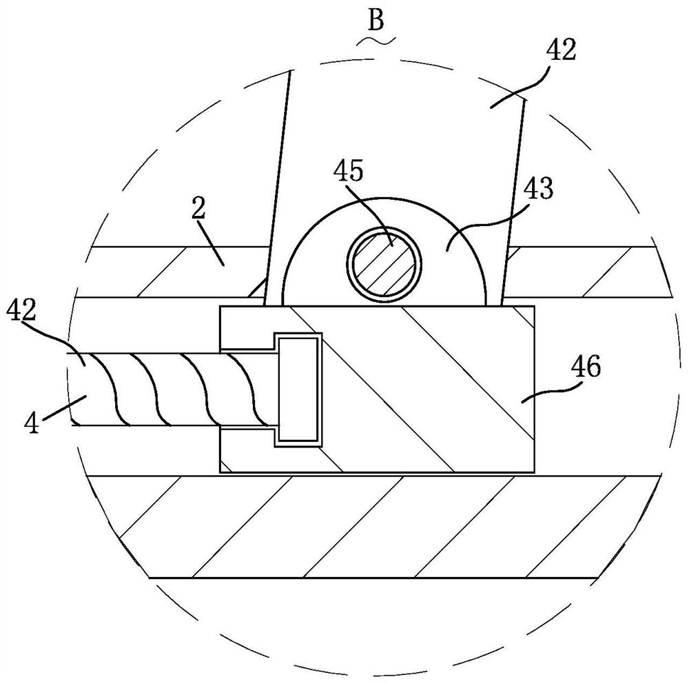 A wind-proof solar water heater support device