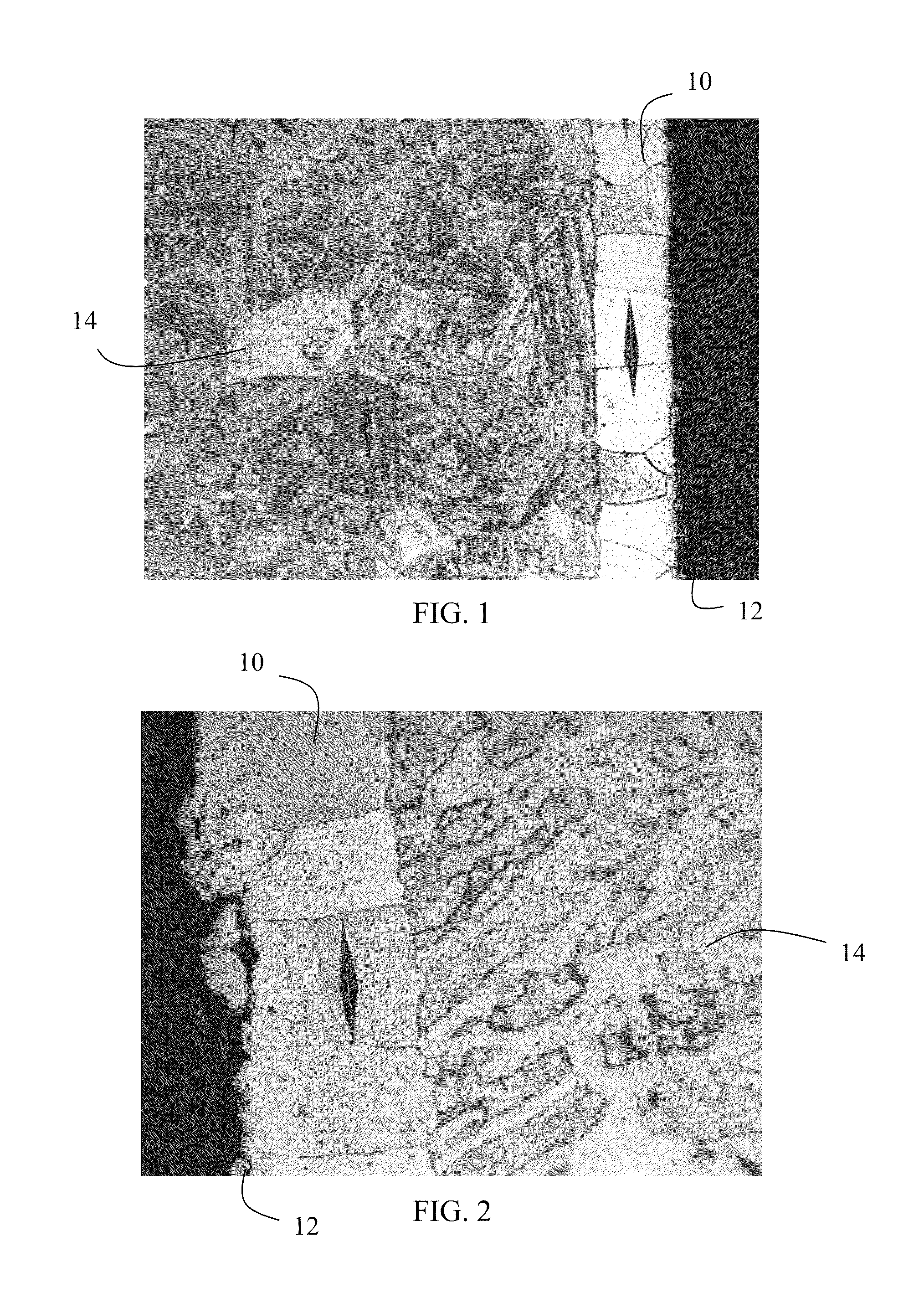 Oxidation resistant components and related methods