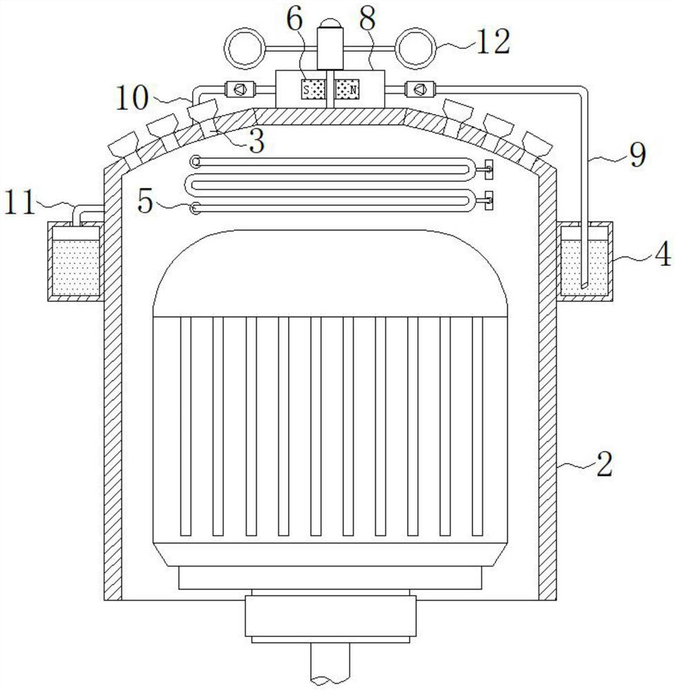Air-cooled motor cover using natural wind for cooling