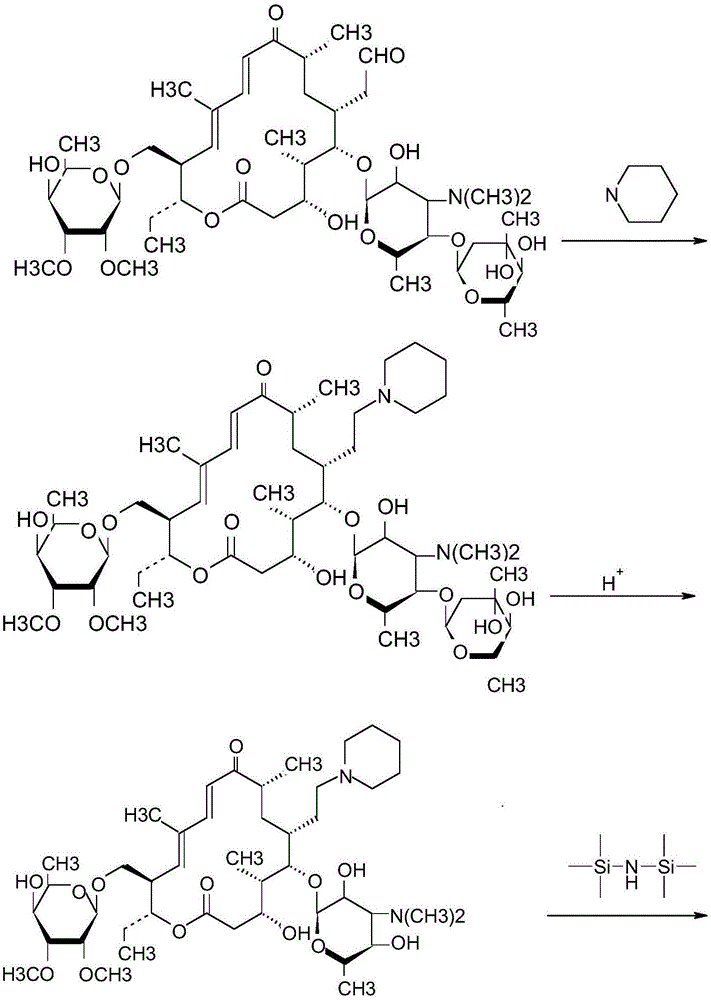 Synthetic method for tildipirosin