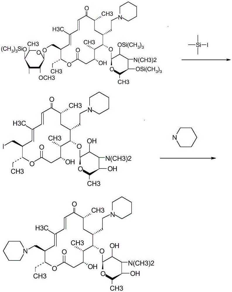 Synthetic method for tildipirosin