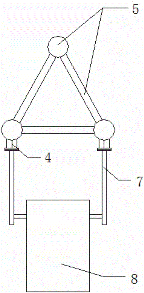 Cross-shaped flange positioner for elevator car and construction method of cross-shaped flange positioner