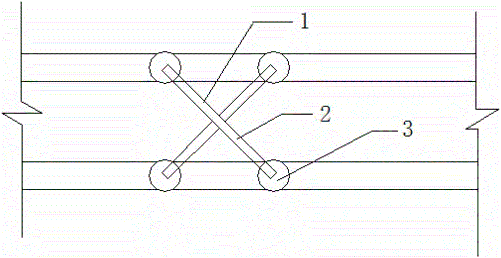 Cross-shaped flange positioner for elevator car and construction method of cross-shaped flange positioner