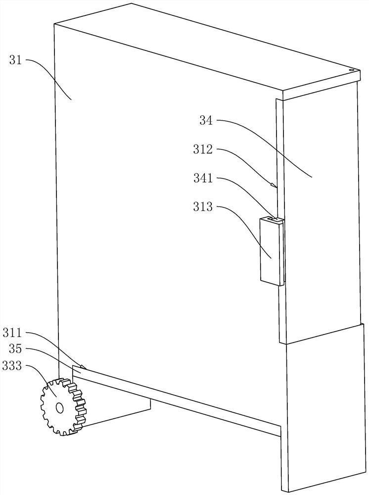 A feeding device for a five-axis linkage vertical machining center