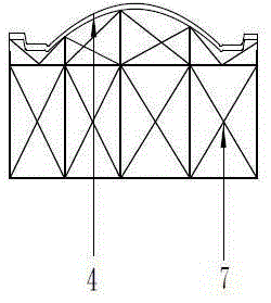 Method for manufacturing wind power blade crossbeam mold