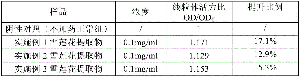 A skin cell vitality promoting function of a saussurea involucrata extract and applications of the extract in preparations for external use for skin