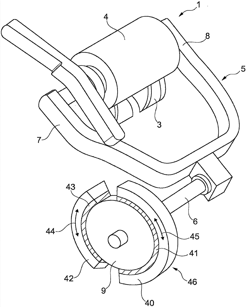 Winding devices for textile machines for the production of cross-wound bobbins
