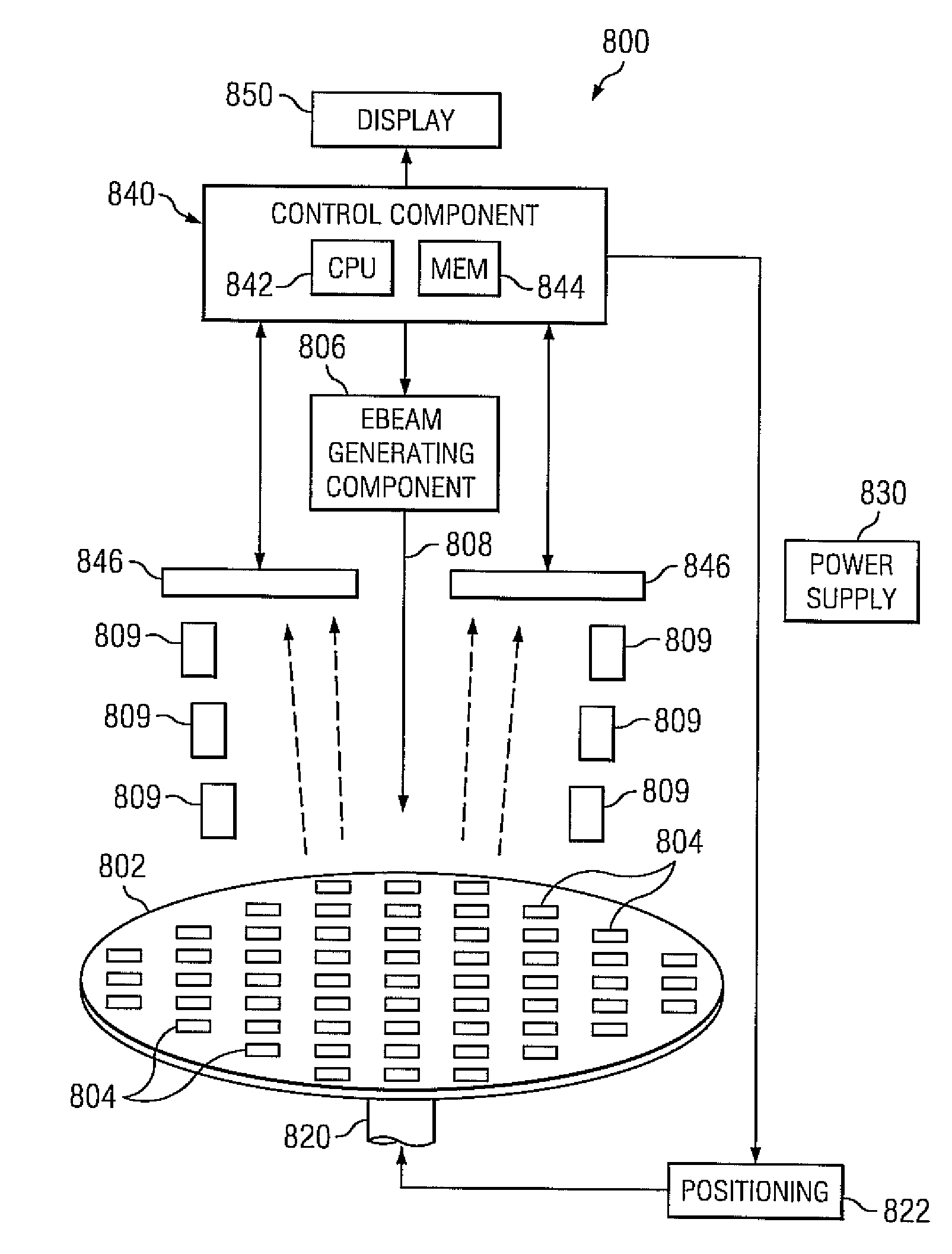Test structures for e-beam testing of systematic and random defects in integrated circuits