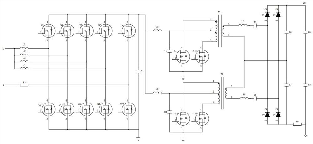 Rectifying circuit suitable for low-voltage alternating current input and high-voltage direct current output