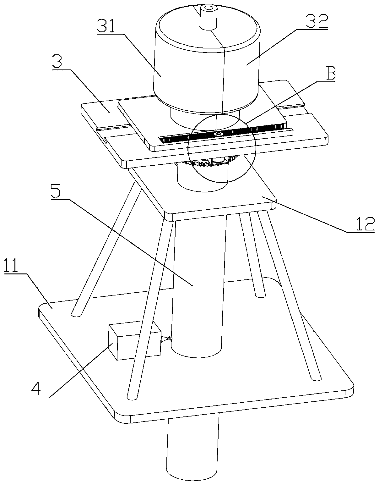 Cigarette annular punching device based on cut tobacco density