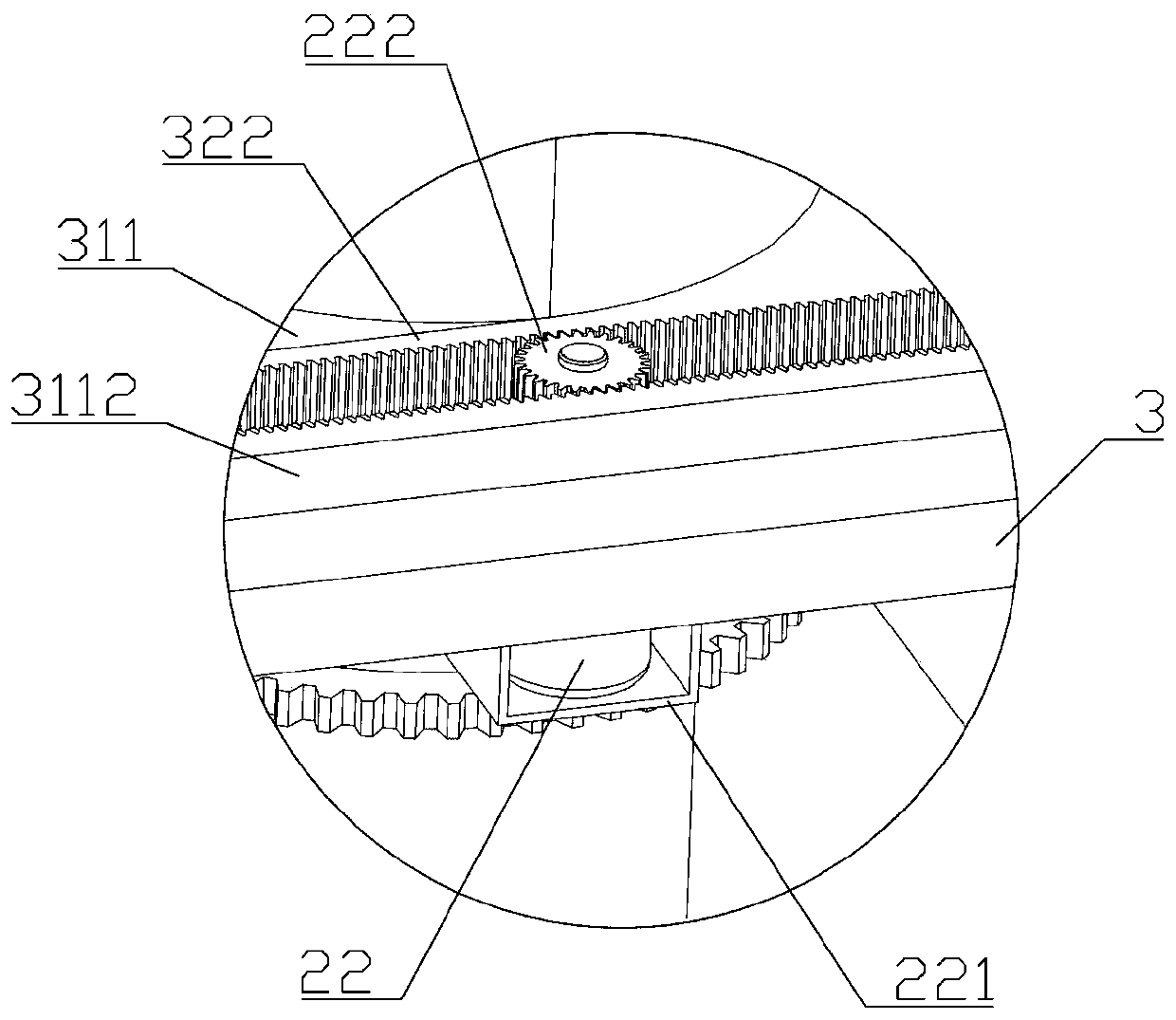 Cigarette annular punching device based on cut tobacco density