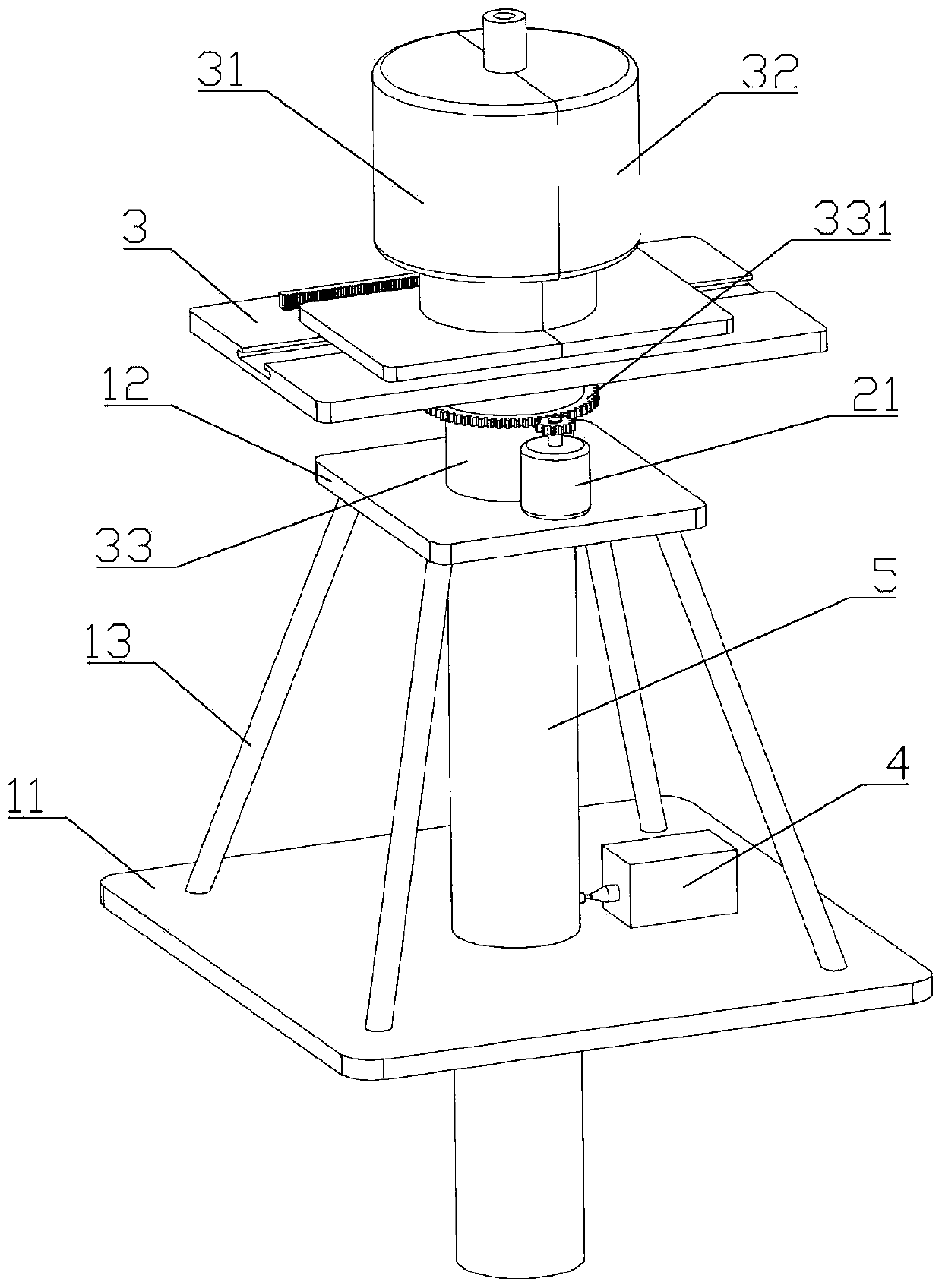 Cigarette annular punching device based on cut tobacco density