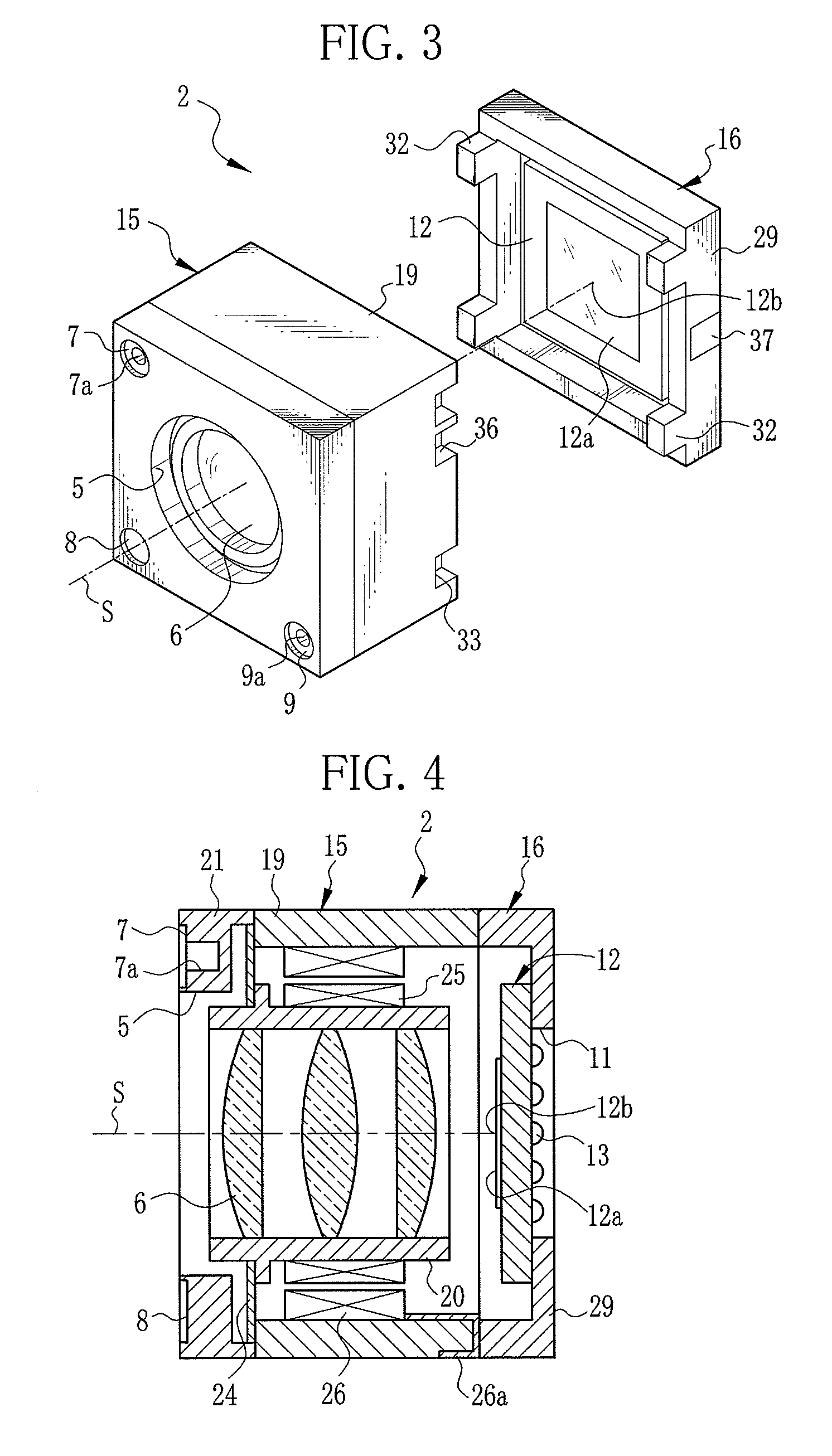 Method for adjusting position of image sensor, method and apparatus for manufacturing a camera module, and camera module