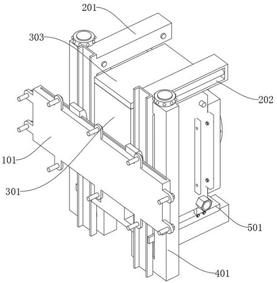 A real-time adjustable frame structure for air cooler installation