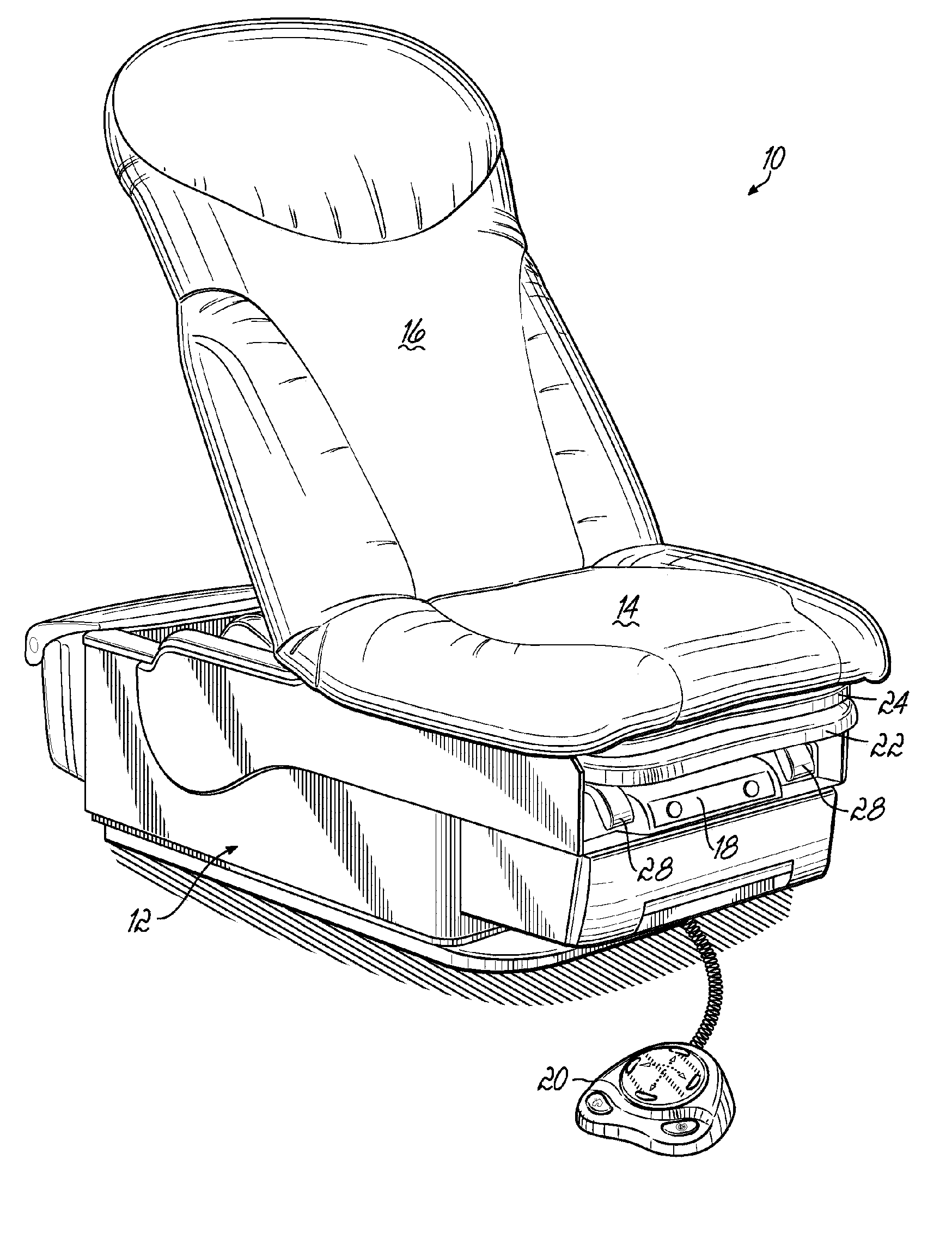 Medical examination table