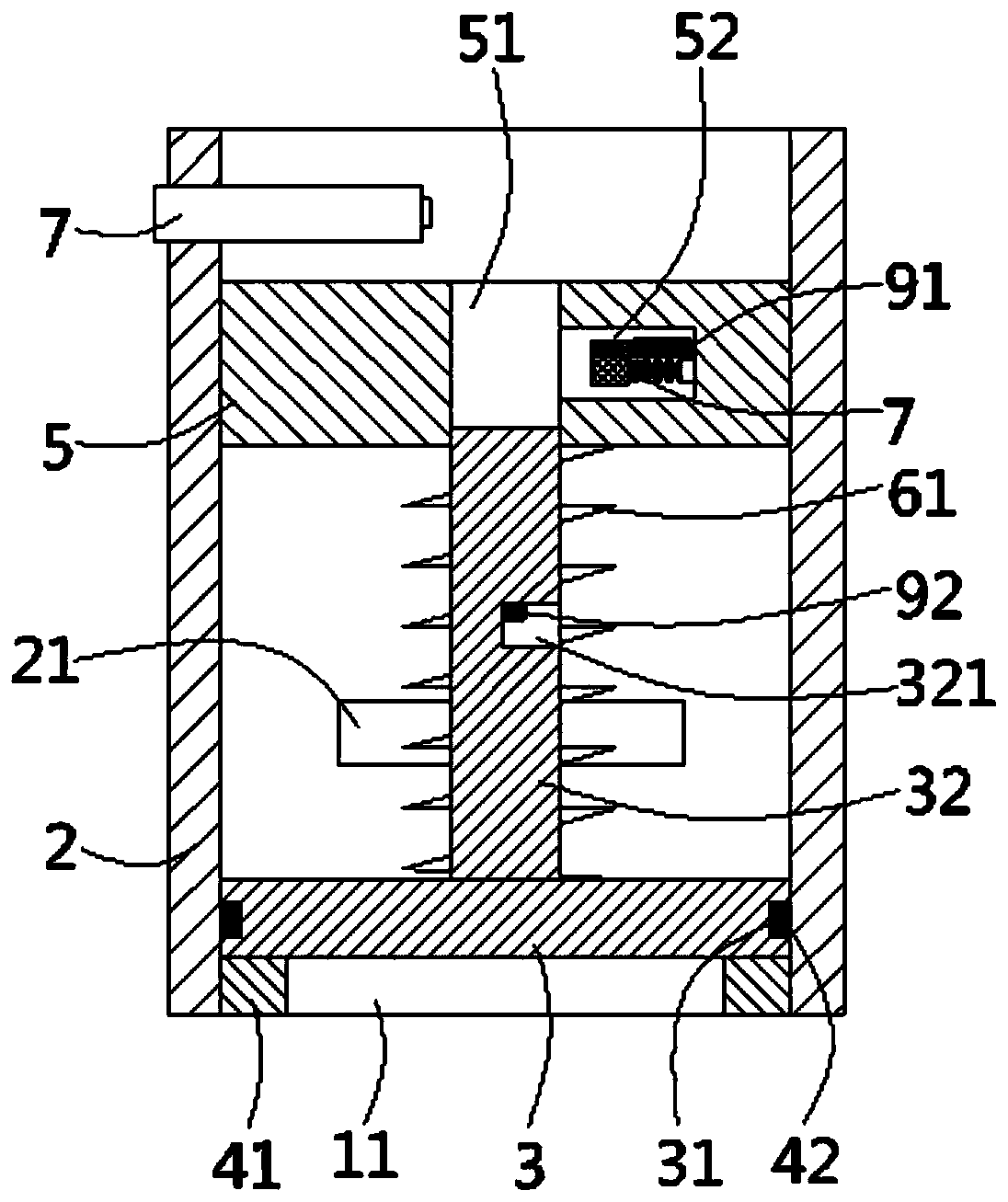 Explosion-proof cover mechanism on smelting furnace