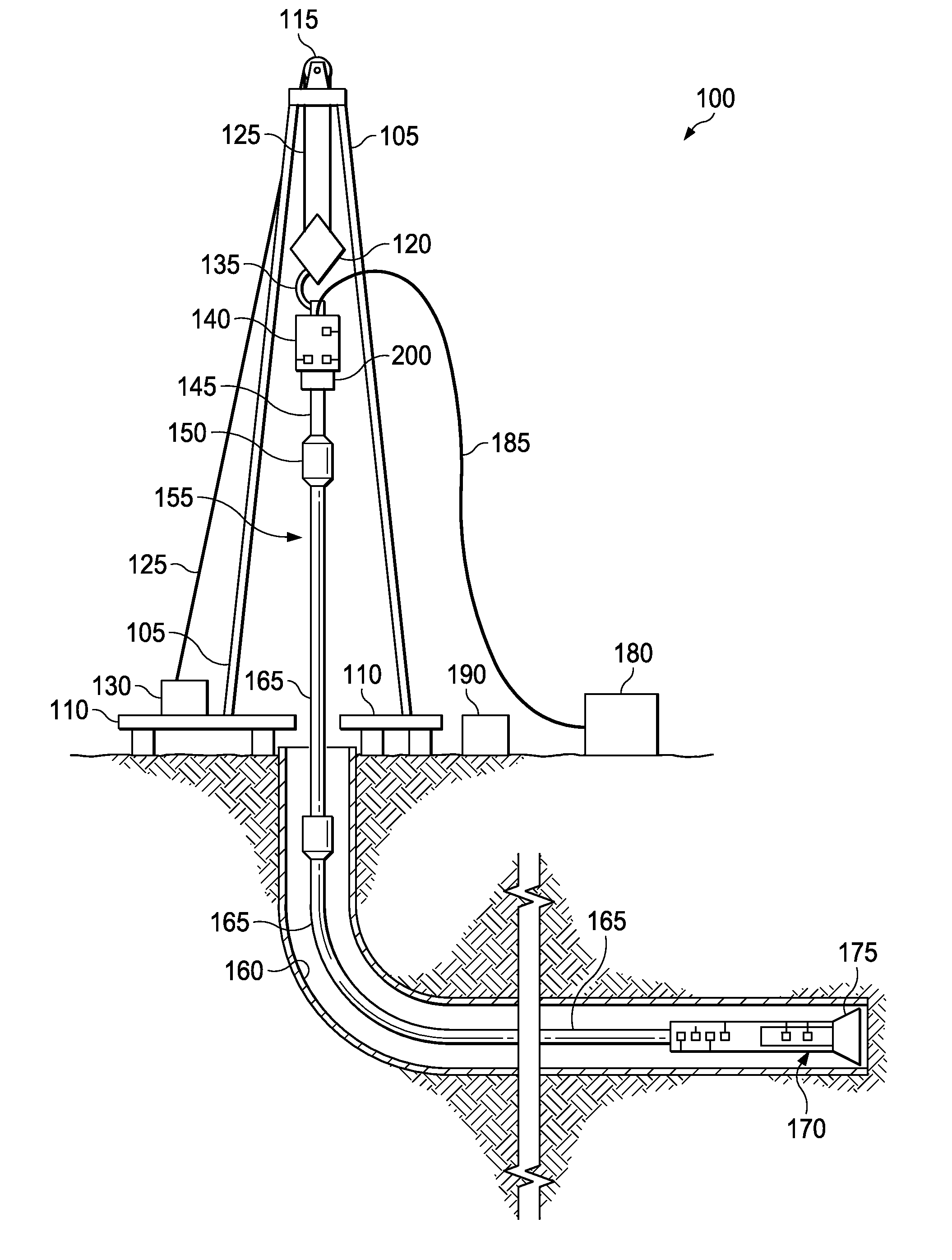 Drill string with aluminum drill pipes, bent housing, and motor