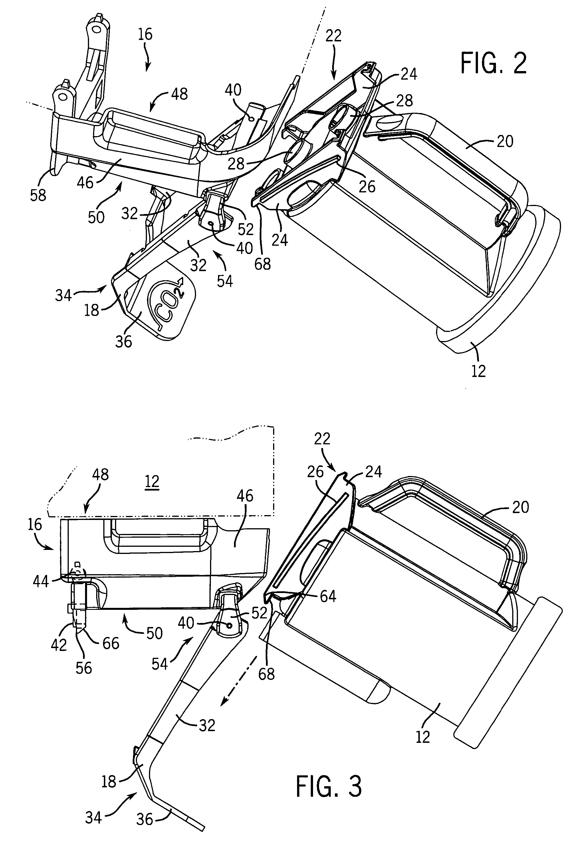 Carbon dioxide absorber canister attachment