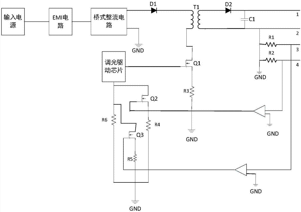 Driving circuit capable of selecting LED output current by jacks