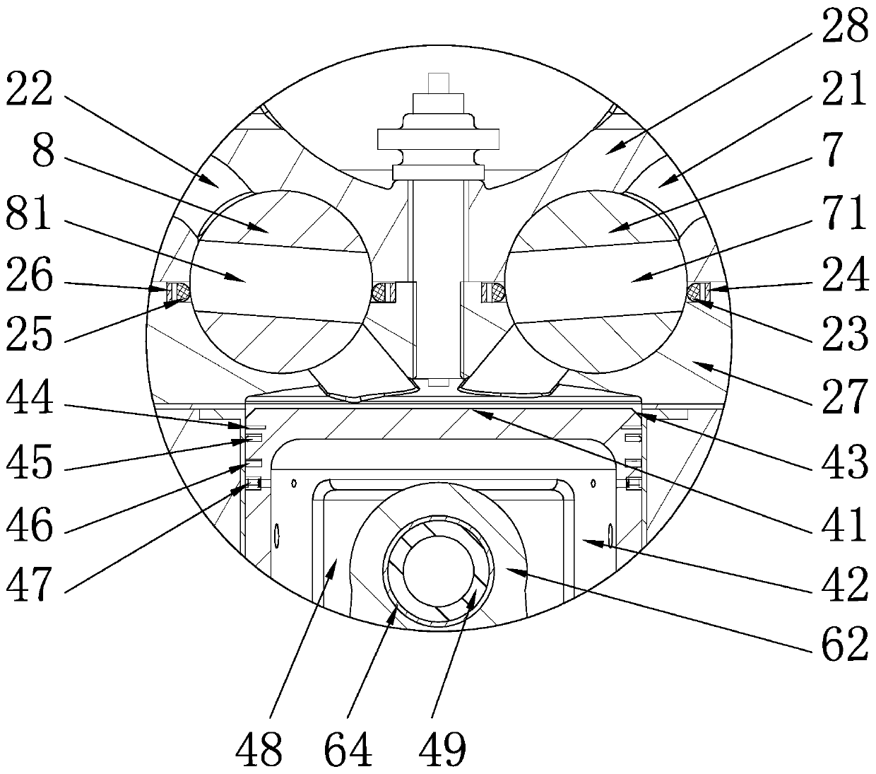 Rotary air valve type engine