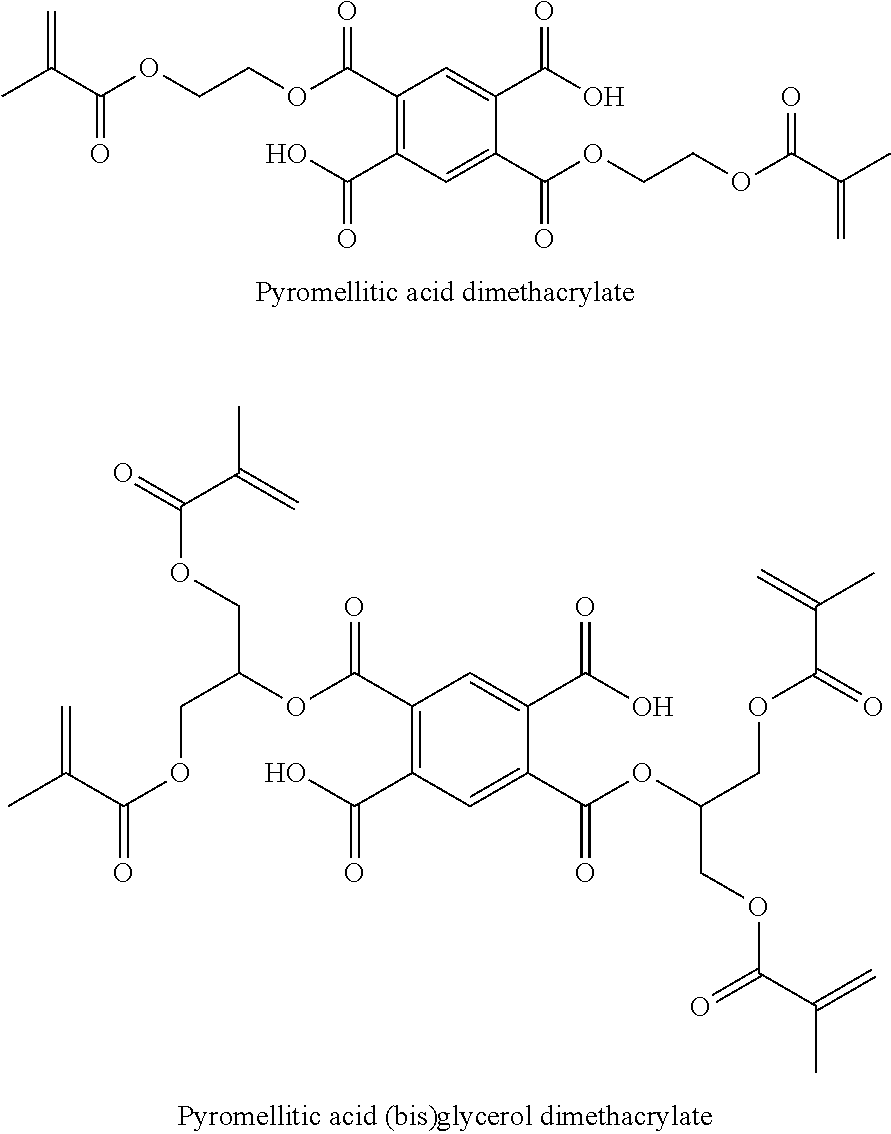 Polymerizable phosphoric acid derivatives comprising a polyalicylic structure element