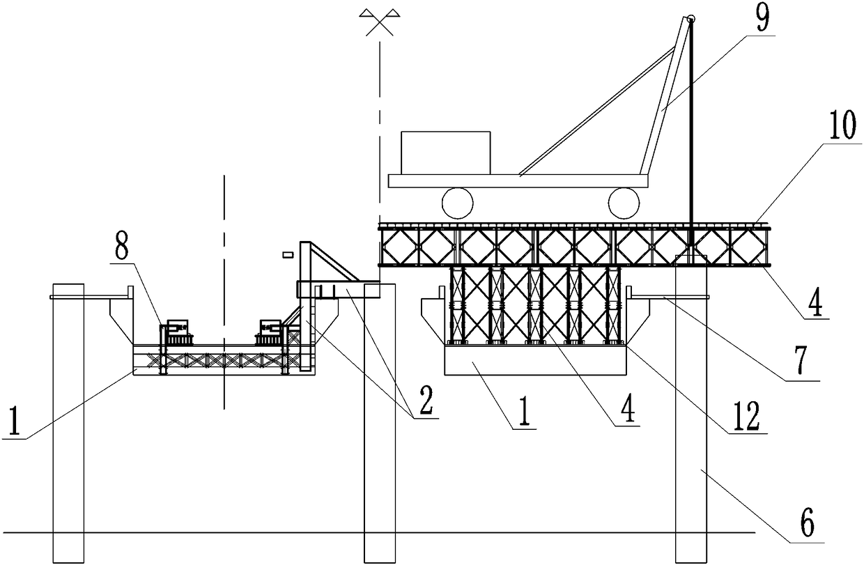 Floating drilling platform and construction method thereof