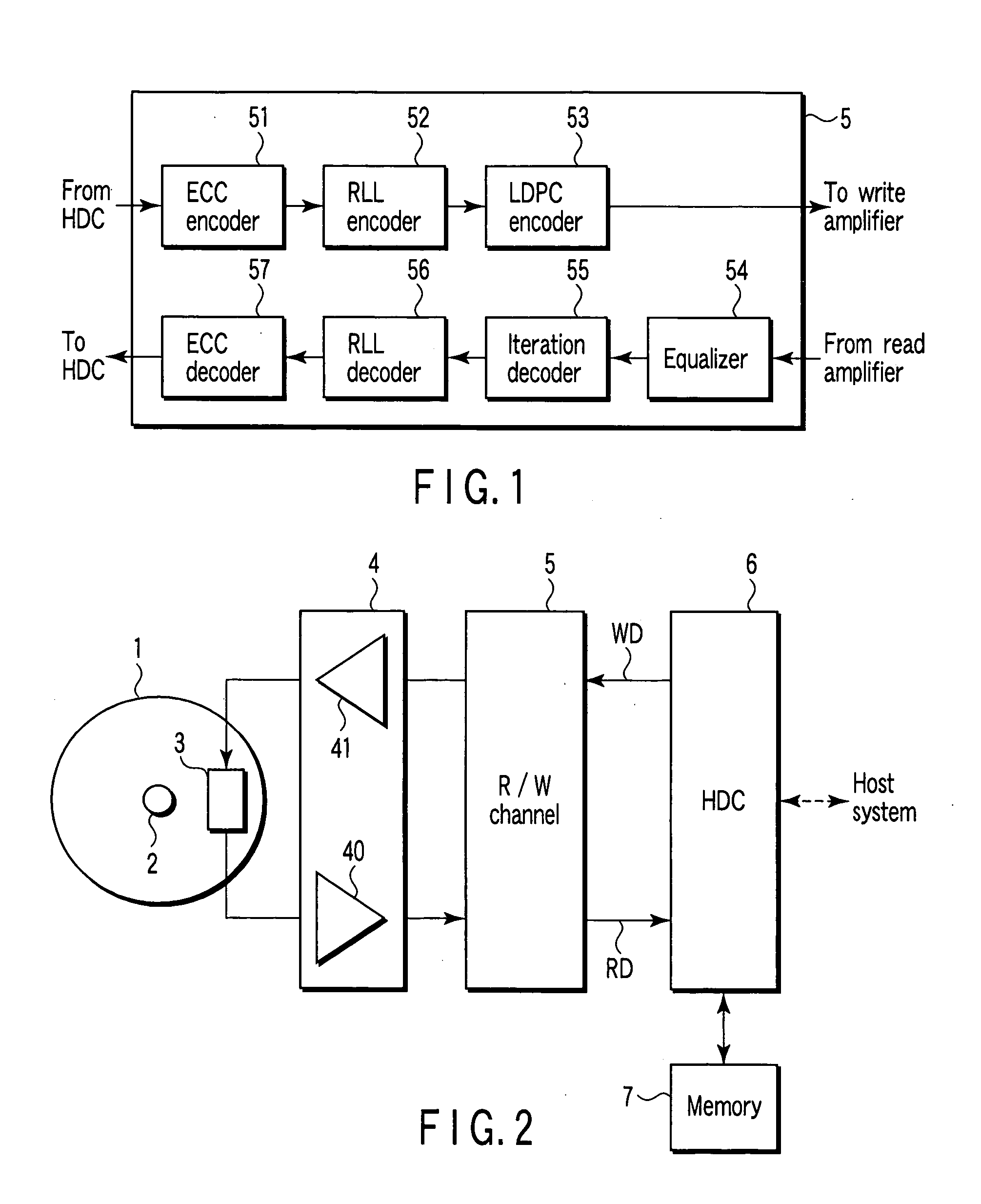 Method and apparatus for data reproducing using iterative decoding in a disk drive