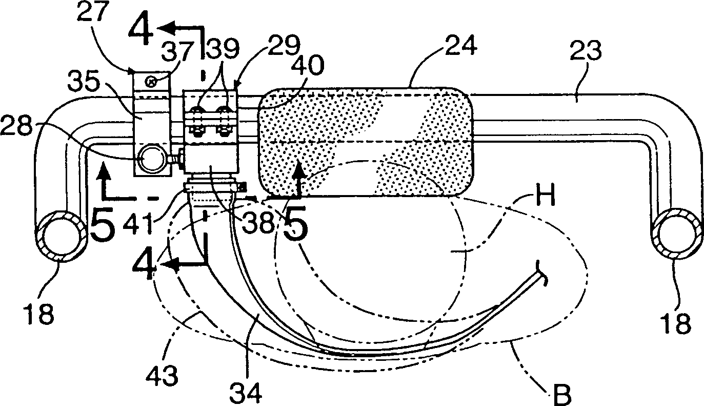 Device for protecting occupant on vehicle
