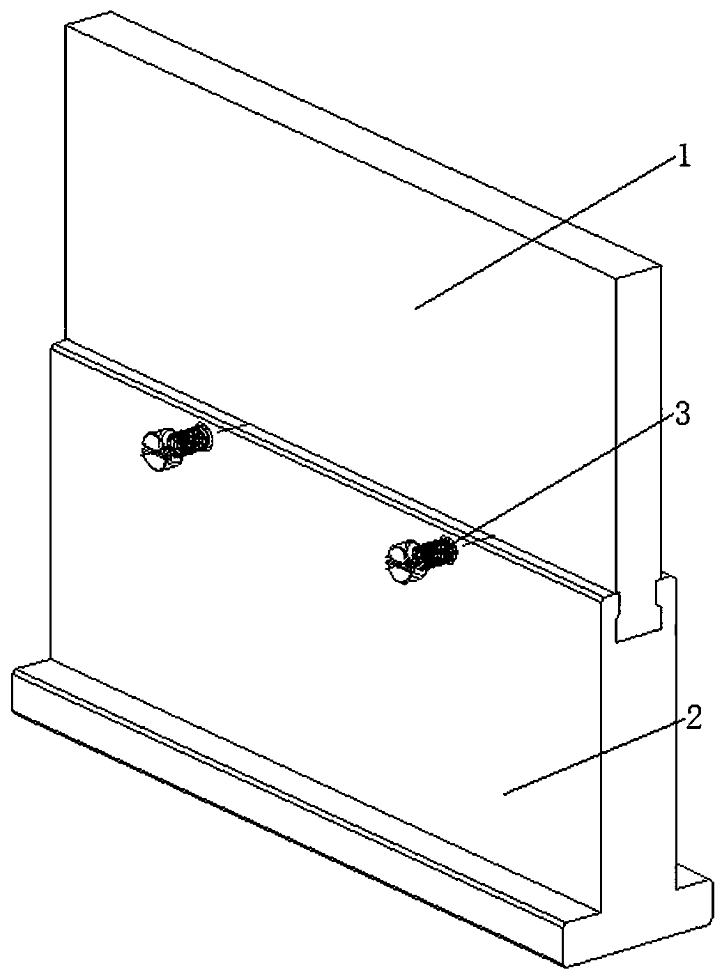 Strip puncher pin connecting structure for powder forming equipment