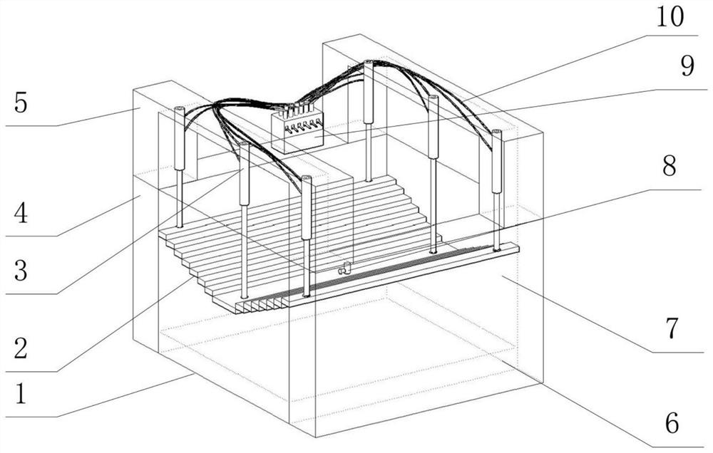 High-pressure wave water tank device