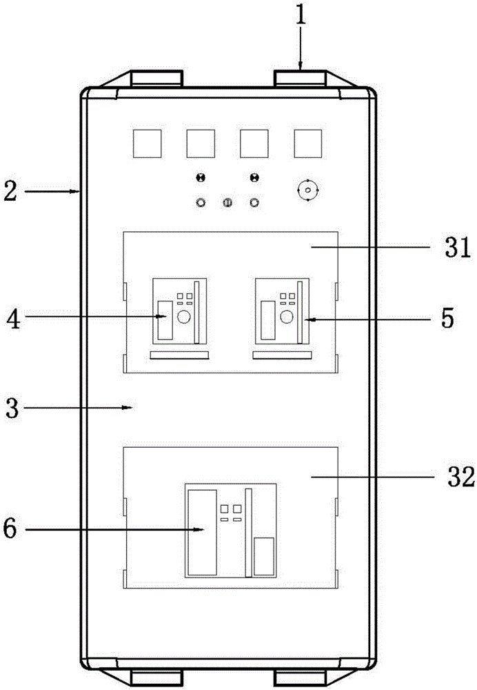 Compact photovoltaic control cabinet easy to install